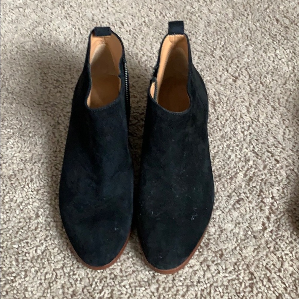 J.Crew Factory Black Ankle Boots 7.5